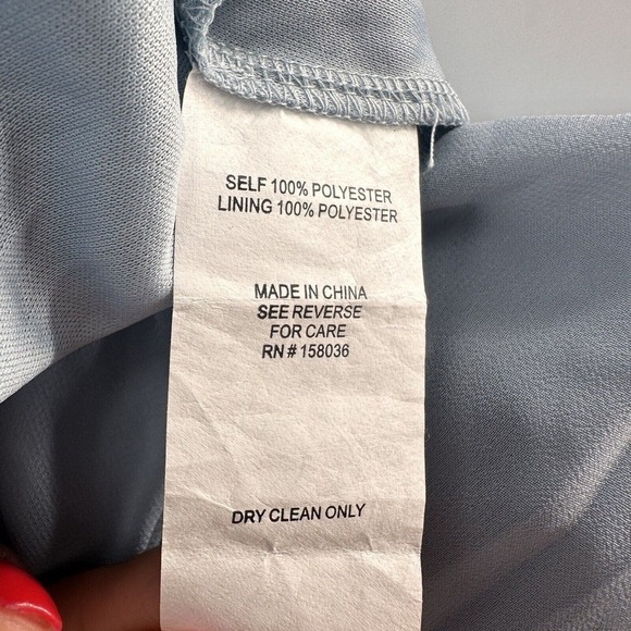 Birdy Grey women's Dress Dusty Blue Size Xlarge Long Party Dress Bridesmaids‎ - Picture 11 of 12